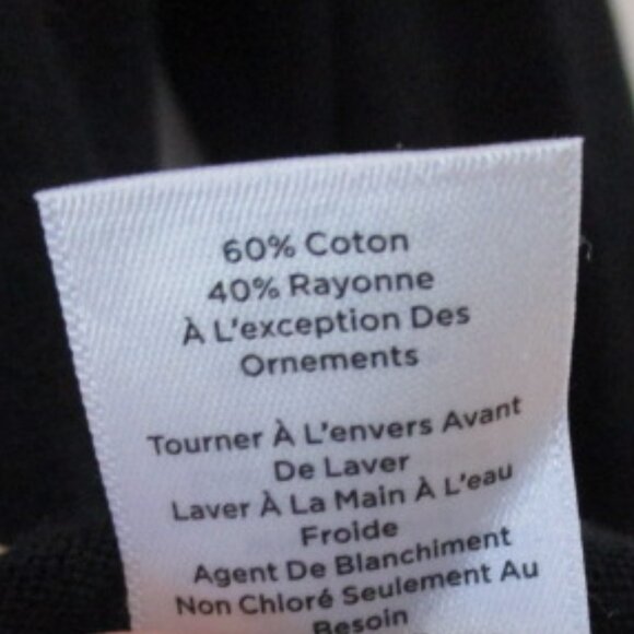 Talbots Black Champagne Button Down Sweater Ladies Large - Picture 4 of 8